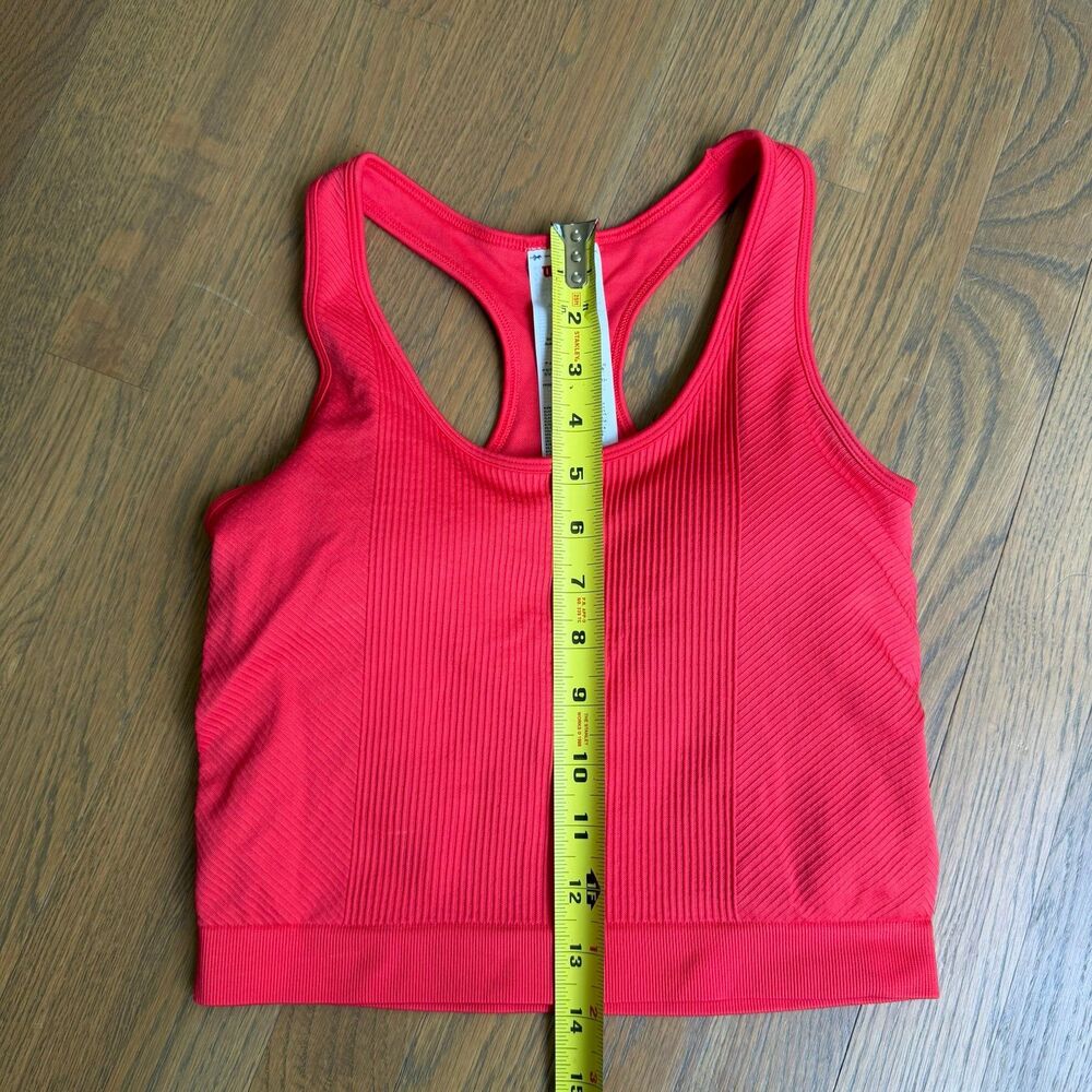 WILSON Everyday Brami Tennis Tank Top Sports Bra Infrared Red Small - Picture 11 of 11